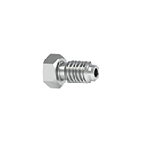 316 Stainless Steel Male Nut -Valco Type, 10-32 Coned, for 1/16" OD 10 Pack